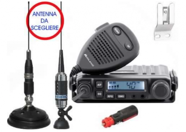 Kit Radio CB Midland M-Mini + Antenna Sirio